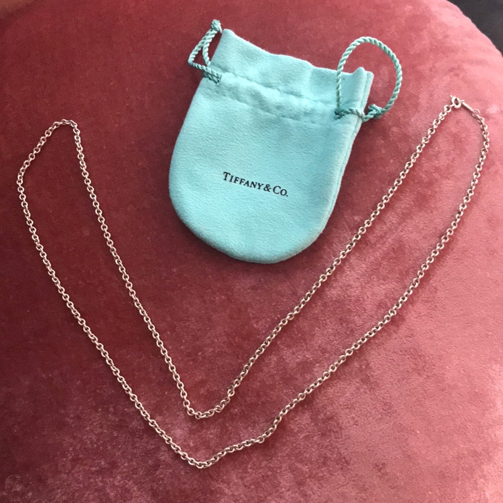 Tiffany & Co chain. 28 inch. Sterling silver